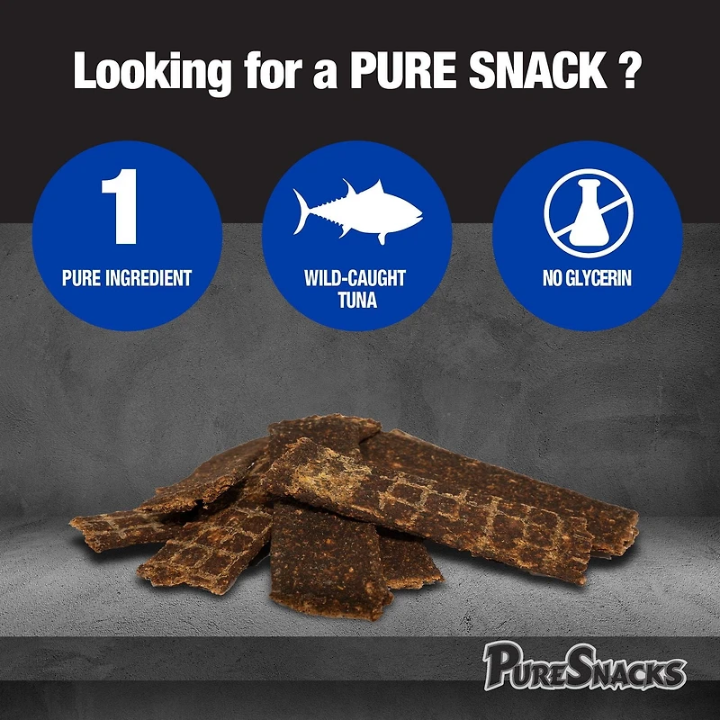 PureSnacks Air Dried Tuna Jerky for Dogs, 21.2oz | 601g