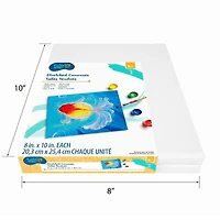 HELLO HOBBY STRETCHED CANVASES 2 PACK 8 in. x 10 in. EACH