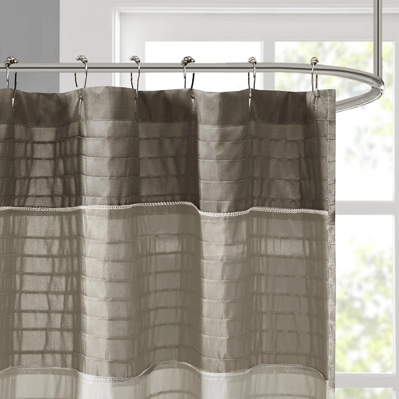 Home Essence Salem Shower Curtain Natural