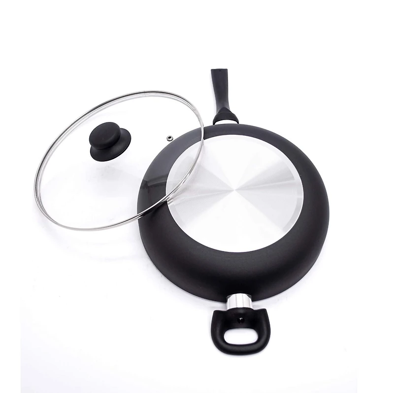 Starbasix 28 cm (11") Deep Fry Pan with Lid, Non-stick