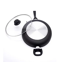 Starbasix 28 cm (11") Deep Fry Pan with Lid, Non-stick