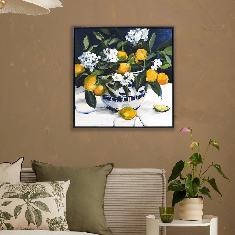 Tableau sur toile encadré 24x24, décoration intérieure No Brand, Lem