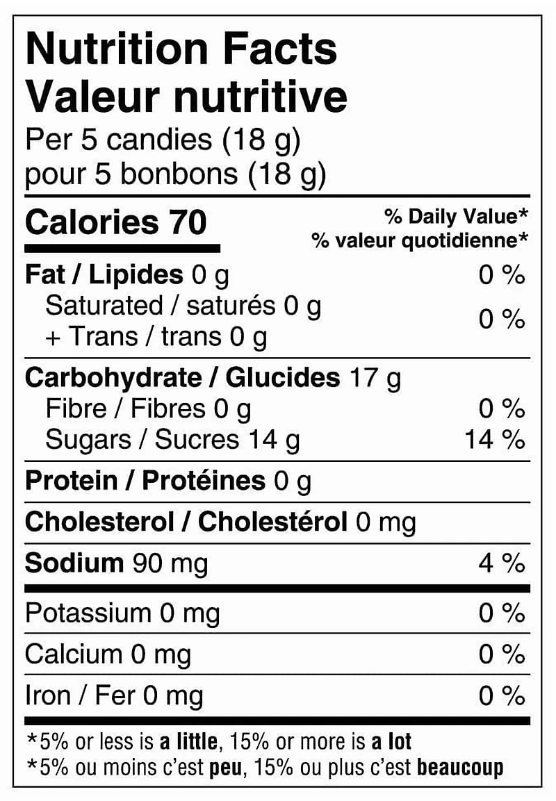 Bonbons Lotsa Fizz - 225g - 65Ct Sac