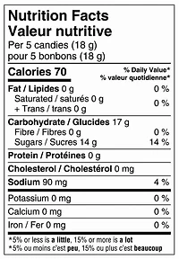 Bonbons Lotsa Fizz - 225g - 65Ct Sac