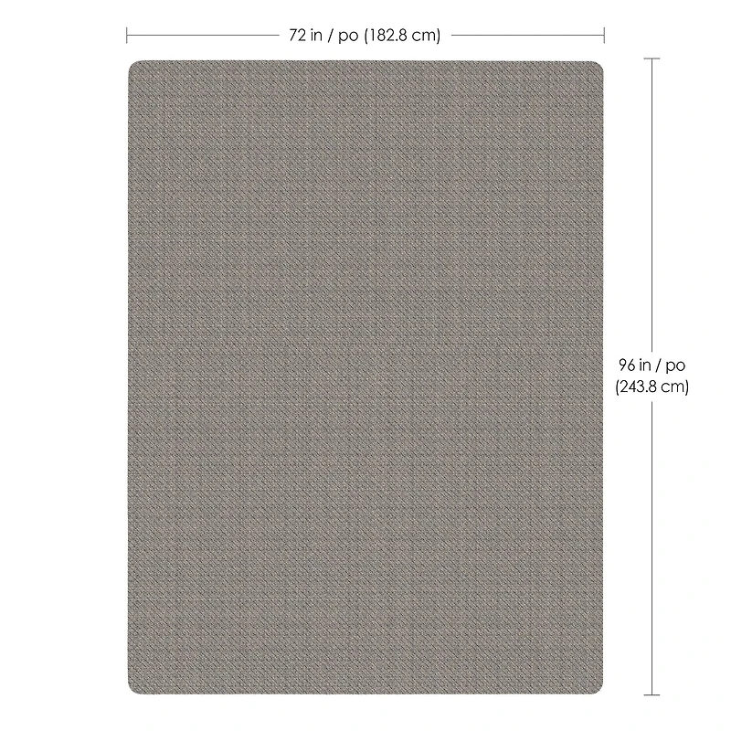 Mainstays Washable Finley Bluestone Rug Tufted 6'x8'