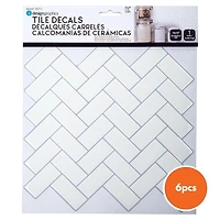 Truu Design Carrelage mural à chevrons