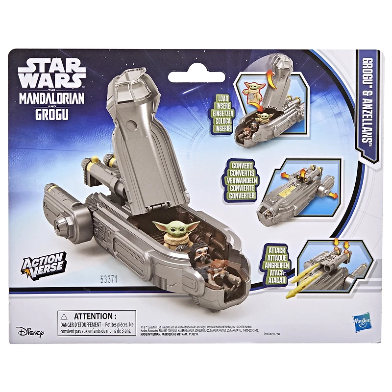 Star Wars ActionVerse Grogu & Anzellans Starship