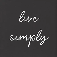 Œuvre d'appoint encadrée 15 x 15 Live Simply