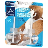 Glade Branchées Huile parfumée Recharge, Courageous Coconut™ deux recharges