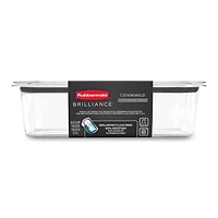 Rubbermaid Brilliance Plastic Food Storage Container, 2.3 L (9.6 Cup), 1 Pack