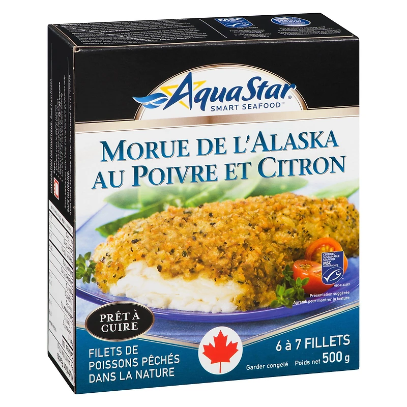 Lemon Pepper Oven Ready Alaskan Cod