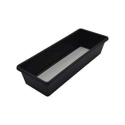 Organiseur de tiroir antidérapant en plastique noir Mainstays, 3,75" x 9,75", pour gadgets de cuisine, 1 pièce ORGANISATEUR NOIR 3,75" x 9,75"