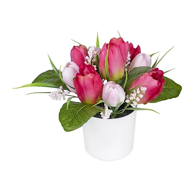 Ensemble de roses artificielles et d'oreilles d'agneau Mainstays