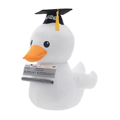 Peluche canard dédicacée avec stylo, offerte par Way to Celebrate, pour la remise des diplômes de la promotion 2026