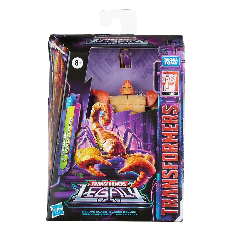 Transformers Toys Generations Legacy Deluxe Predacon Sandstorm Action Figure - Kids Ages 8 and Up, 5.5-inch