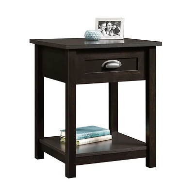 Sauder, Chevet, Finition noir Estate, 416744