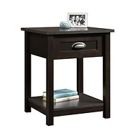 Sauder, Chevet, Finition noir Estate, 416744
