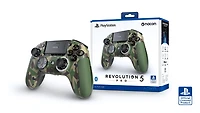 Manette sans fil Nacon Revolution 5 PRO pour PlayStation 4|5 et PC avec technologie à effet Hall et boutons programmables, camouflage forêt