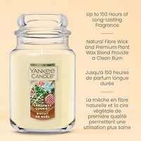 Yankee Candle Scented Candle, Christmas Cookie, 22 oz Original Large Jar, 1 Wick