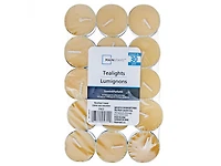 MAINSTAYS HAZELNUT CREAM 30PK SCENTED TEALIGHTS, 30pk Scented Tealights