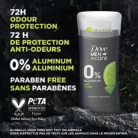 Désodorisant en bâton Dove Men+Care  Lime + Sauge 74g