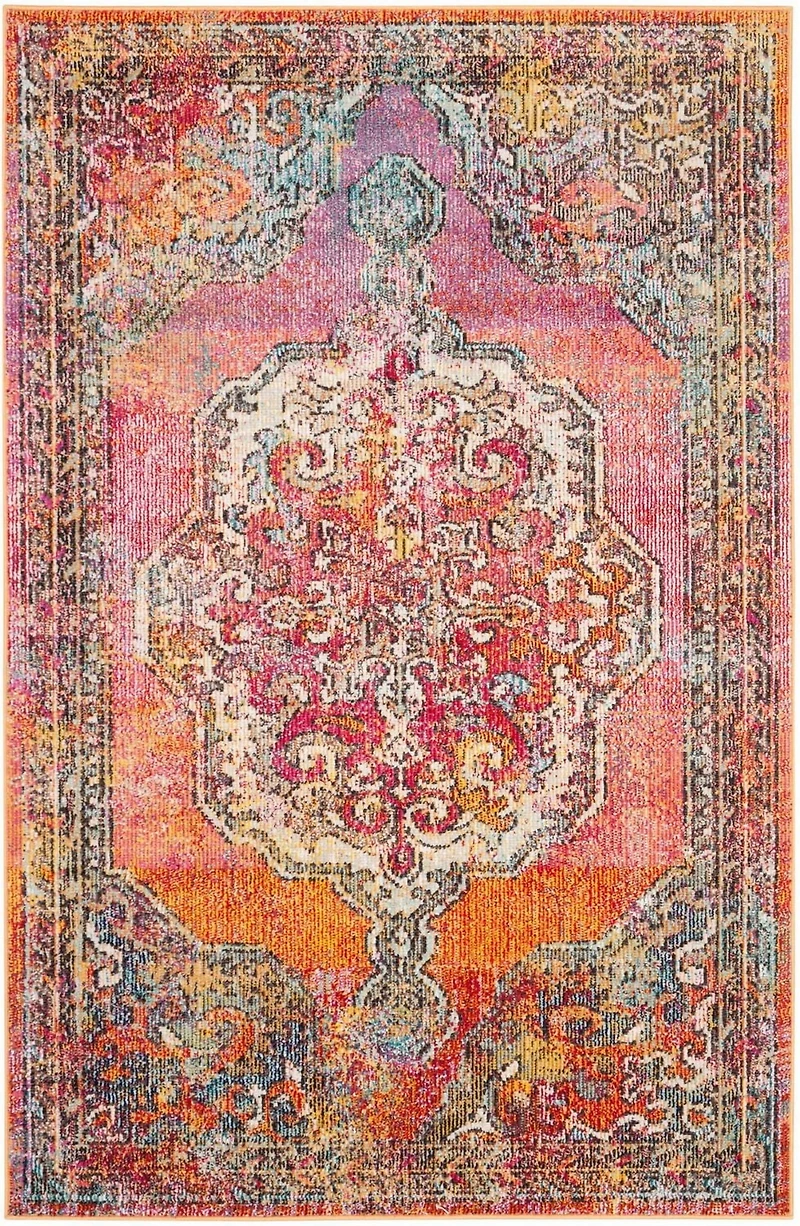 SAFAVIEH Crystal Dean Traditional Area Rug