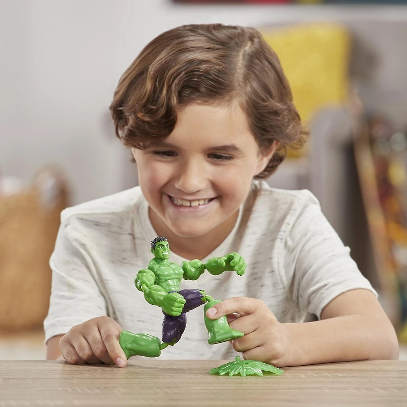 Marvel Avengers Bend and Flex  - Figurine articulée Hulk de 15 cm flexible, incluant accessoire