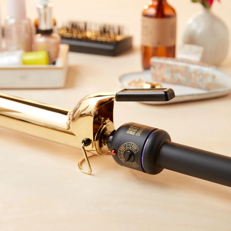 HOT TOOLS Pro Signature 1 Pouces Fer à Friser/boucler Doré