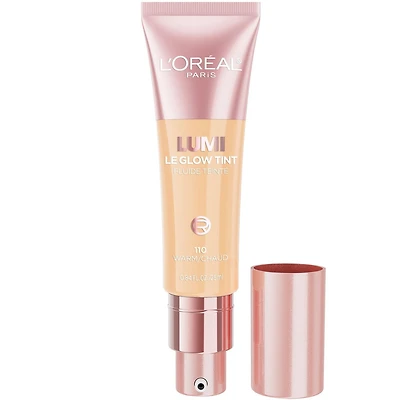 L'Oréal Paris Lumi Le Glow Tint, Skin Tint Foundation, Radiant Illuminating Lightweight Liquid Foundation