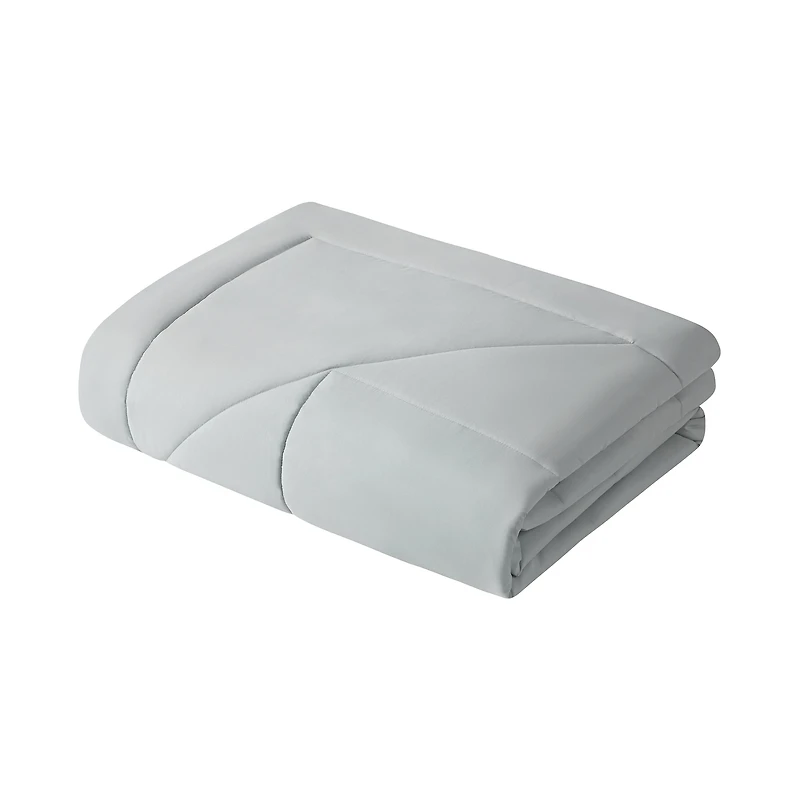 Bco Home 4 Pieces Ensemble de lit Rafraîchissant Gris 1 place/long