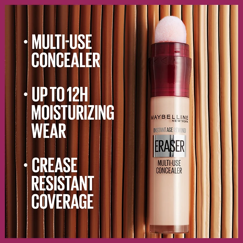 Correcteur multiusage Instant Age Rewind Maybelline New York, Traitement cernes sous les yeux, Jusqu’à 12 h, light ,6 ml