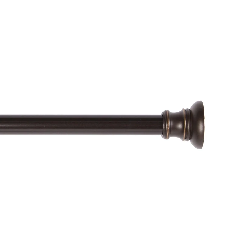 Tringle de tension Lunar Fast Fit Nicholas à occultation complète et sans outil 1,6 cm diamètre, longueur réglable En plusieurs couleurs