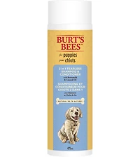 Burt's Bees 2 in 1 Tearless Shampoo Conditioner with Buttermilk Linseed Oil for Dogs Puppies Unscented