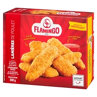 DISCONTINUE Lanières de poulet panées Flamingo avec sauce aigre-douce, entièrement cuites