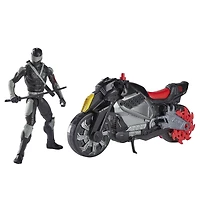 Snake Eyes: G.I. Joe Origins Snake Eyes with Stealth Cycle Figure and Vehicle with Ninja Spin Attack Feature, Toys for Kids Ages 4 and Up