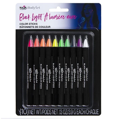 Tulip Body Art Black Light Color Sticks