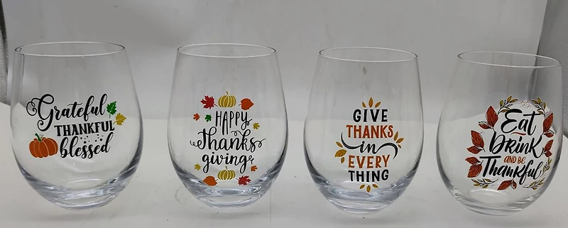 verre à vin sans tige.