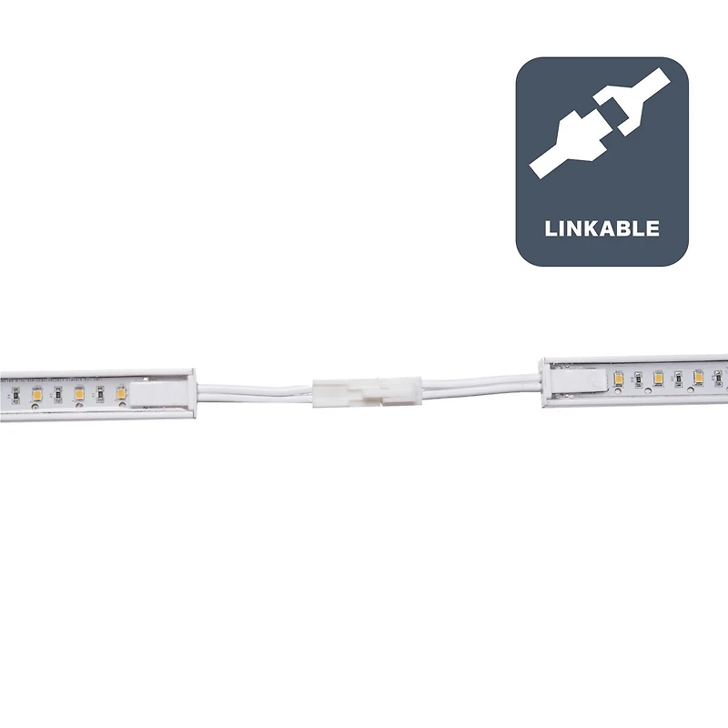 Luminaires ultra mince de sous cabinet, ensemble de 3, 3000K, se branche à une prise