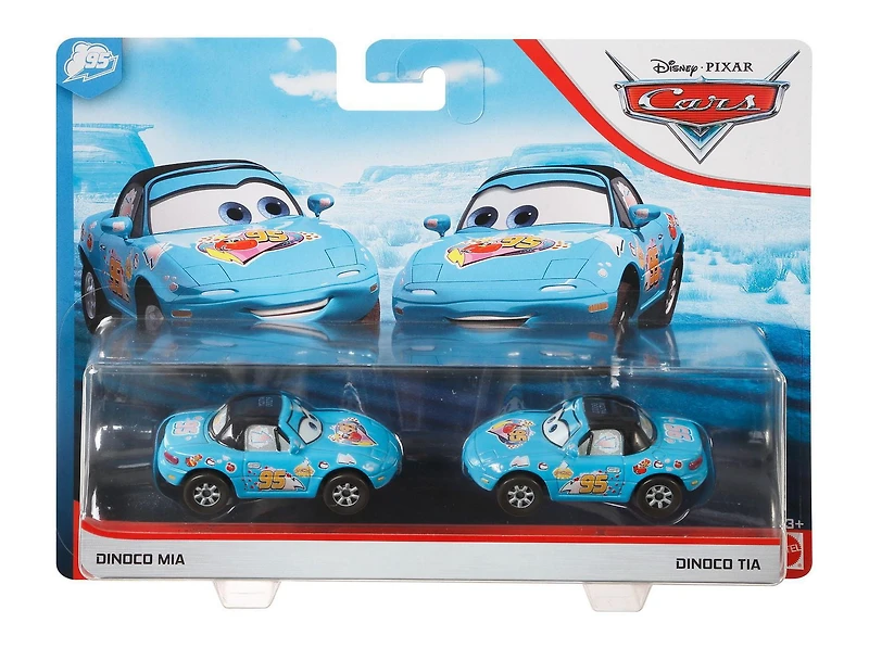 Disney Pixar Cars Dinoco Mia and Dinoco Tia 2-Pack Vehicles