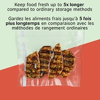 Rouleaux d’emballage sous vide, 11 po x 16 pi 2 unités