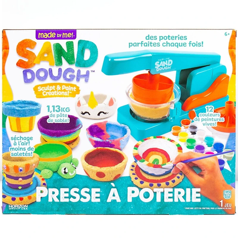 Made By Me! Sand Dough Sculpt & Paint Creations! Pottery Press