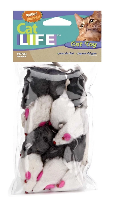 Penn-Plax Pack de souris jouets