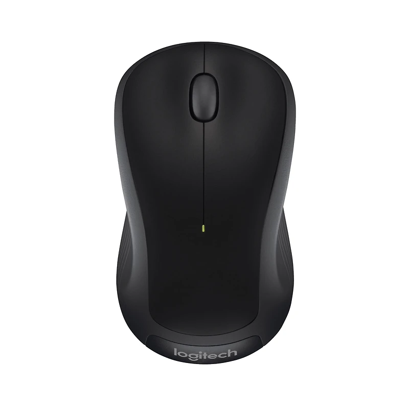 Logitech Full-size Wireless Ambidextrous Mouse with USB Receiver Silver