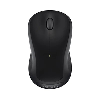 Logitech Full-size Wireless Ambidextrous Mouse with USB Receiver Silver