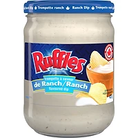 Ruffles Trempette à saveur de Ranch 425g
