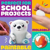 Seau de pâtes à modeler séchant à l’air de la marque Play-Doh, lot de 5 pâtes blanches PLAYDOH 40OZ BLANC