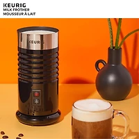 Keurig Milk Frother For Lattes And Cappuccinos, Features Hot And Cold Function, Froth cold or hot beverages