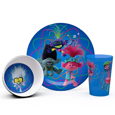Ensemble de Vaisselle 3Pc Trolls