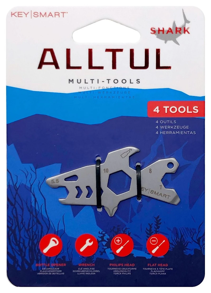 KeySmart KS824-SS-SHK AllTul Multi-Function Tool - Shark