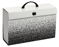 Fashion 19 Pkt Case File - Black and White